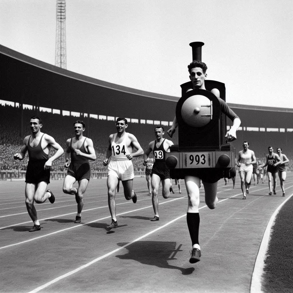 emil zatopek aux jeux olympiques d'Helsinki www.historire.fr