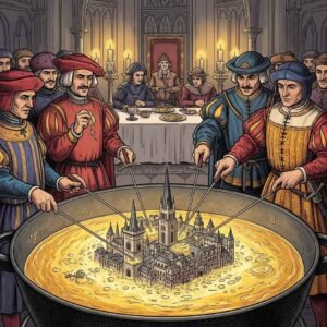 #29Mai 1418 : #Paris tombent aux mains des Bourguignons Fucknews.fr emmêle l'#info du vrai #jeudiphoto #histoire #humour #29mai1418 #fondue #fonduebourguignonne www.historire.fr